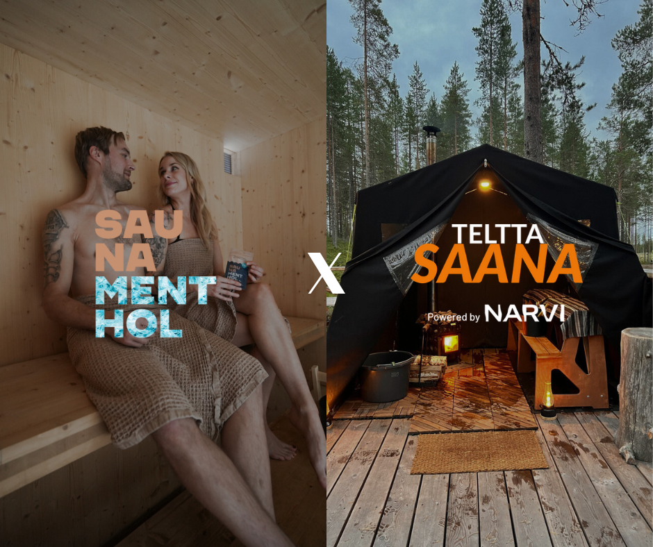 Tiedote: Sauna Menthol ja Telttasaana yhteistyöhön